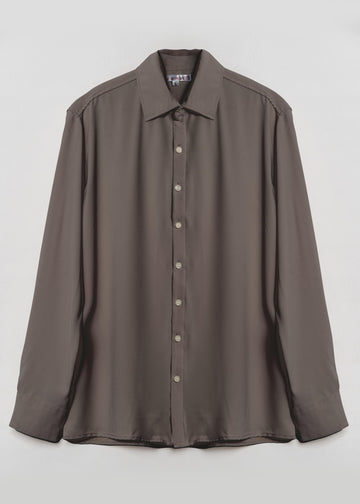 Greyish Brown Formal Shirt