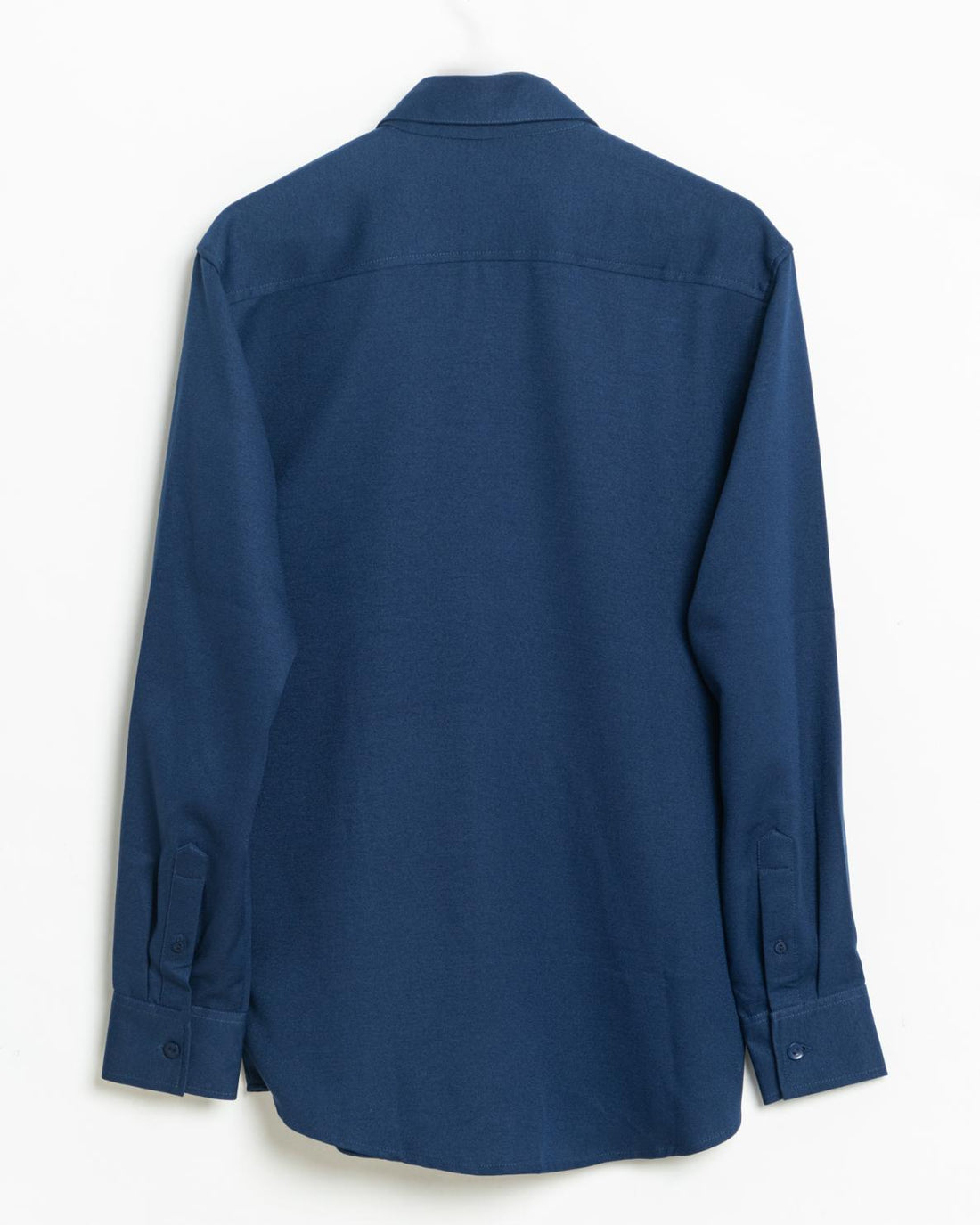 Navy Textured Crepe Shirt