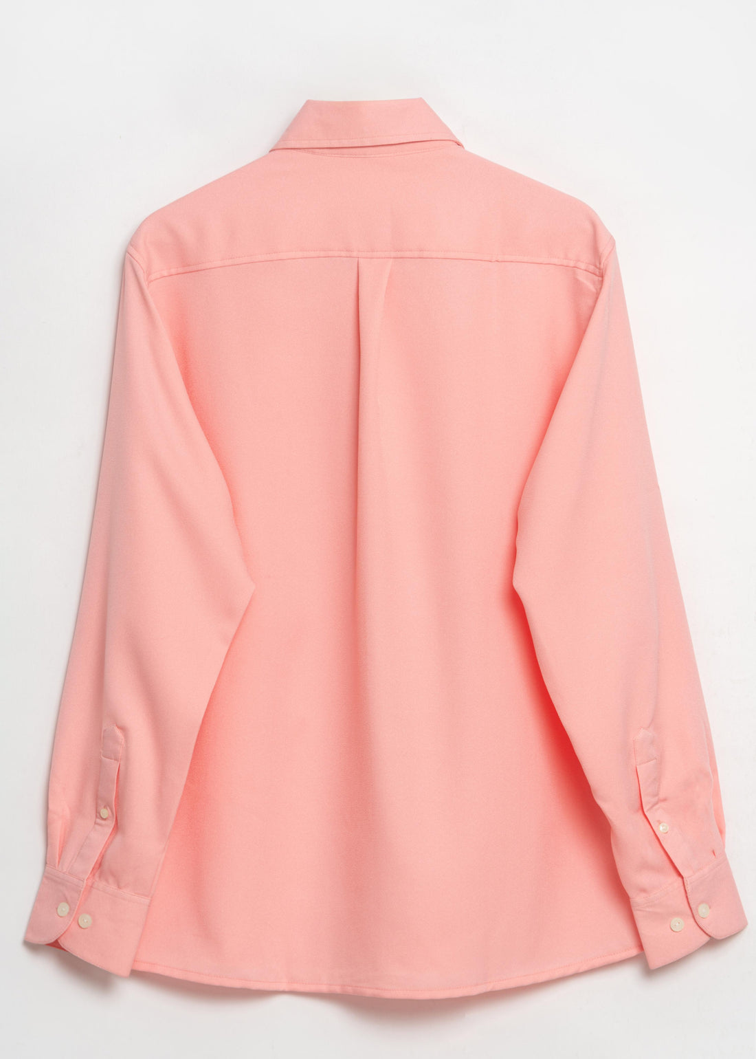 Pink Textured Crepe Shirt